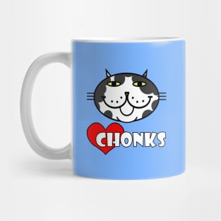 Heart Chonks - Cow Cat Mug